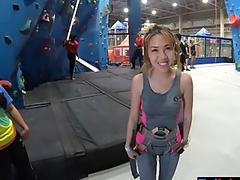 Thai climber girlfriend was not very good at it but she was better at sex