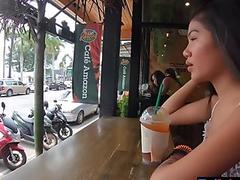 Rough sex with petite Thai amateur teen girlfriend who liked it hard