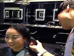 beautiful asian girl headshave