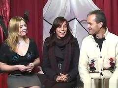 Extreme facial bukkake on Japanese girl