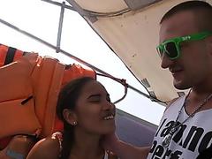 Boat girl, on boat girls, asian beach sex